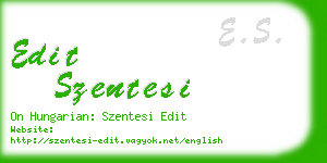 edit szentesi business card